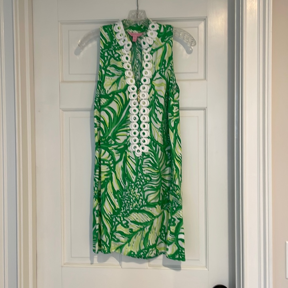 Lily Pulitzer green sleeveless dress size 00